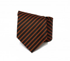                       NM classic nyakkendő - Fekete-narancs csíkos Csíkos nyakkendő