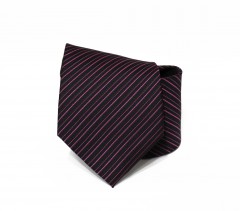                       NM classic nyakkendő - Fekete-rózsaszín csíkos Csíkos nyakkendő