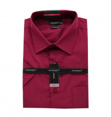                Newsmen r.u normál fit ing - Bordó 