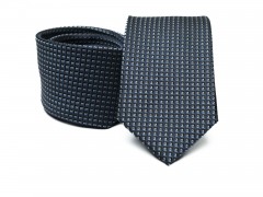 Prémium selyem nyakkendő - Kékeszöld aprómintás 