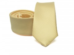    Prémium slim nyakkendő - Sárga 