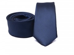    Prémium slim nyakkendő - Kék Egyszínű nyakkendő