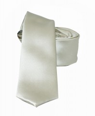                  NM slim szatén nyakkendő -Krém Egyszínű nyakkendő