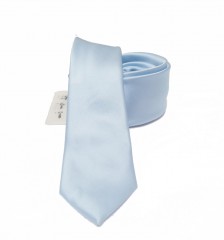                          NM Slim szatén nyakkendő - Halványkék 