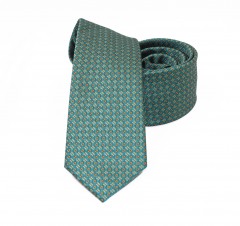                    NM slim szövött nyakkendő - Zöld aprómintás 