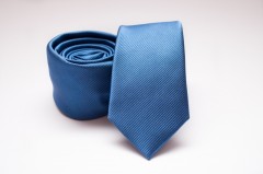   Prémium slim nyakkendő - Kék Egyszínű nyakkendő