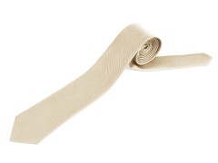  Vannotensa mikrószálas nyakkendő - Drapp Egyszínű nyakkendő