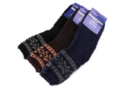              Téli meleg frottir zokni - 3 pár/csomag Férfi zokni, fehérnemű