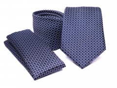    Prémium nyakkendő szett - Kék aprómintás Szettek