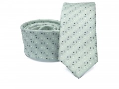    Prémium slim nyakkendő - Mentazöld mintás Aprómintás nyakkendő