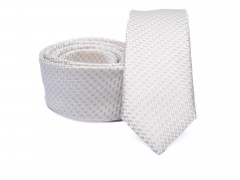    Prémium slim nyakkendő - Fehér aprómintás Aprómintás nyakkendő