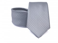       Prémium nyakkendő -  Világosszürke aprómintás 