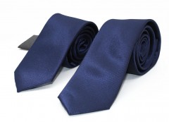      Goldenland apa-fia slim nyakkendő szett - Sötétkék Apa-fia szett