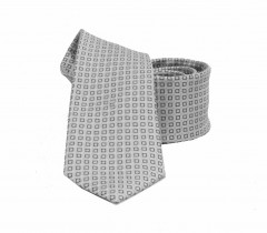                    NM slim szövött nyakkendő - Ezüst Aprómintás nyakkendő
