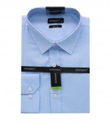             NM h.u slim fit elasztikus ing - Kék mintás Mintás ing