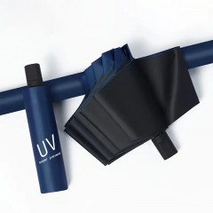  Unisex összecsukható UV szürős esernyő Férfi esernyő,esőkabát