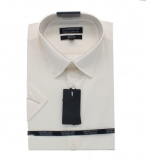   Goldenland rövidujjú bodyfit ing - Ecru Akciós ing