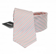                        NM normál nyakkendő - Rózsaszín csíkos 