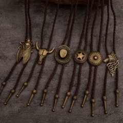                        Cowboy bolo nyakkendő - Barna Ékszer, hajdísz