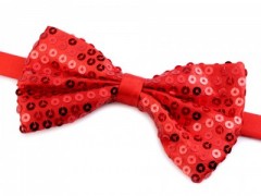 Flitteres csokornyakkendő - Piros Női nyakkendők, csokornyakkendő