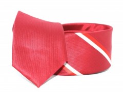          Goldenland slim nyakkendő - Meggypiros csíkos Csíkos nyakkendő