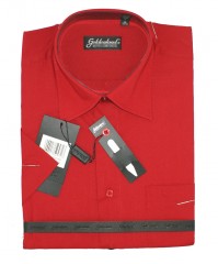                           Goldenland extra rövidujjú ing - Meggypiros Egyszínű ing